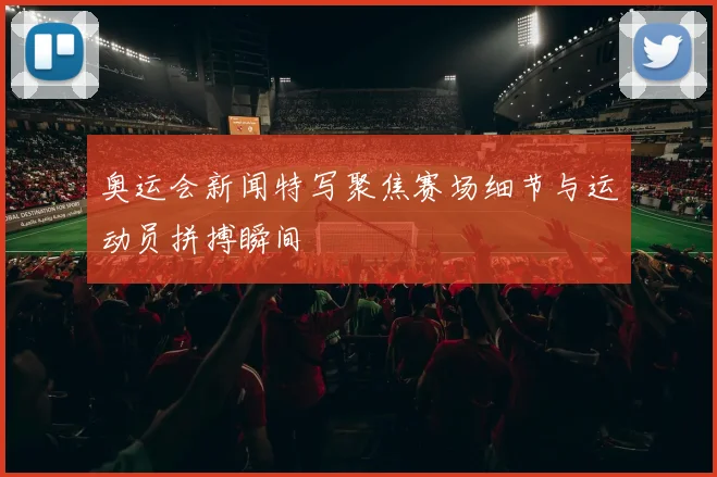奥运会新闻特写聚焦赛场细节与运动员拼搏瞬间